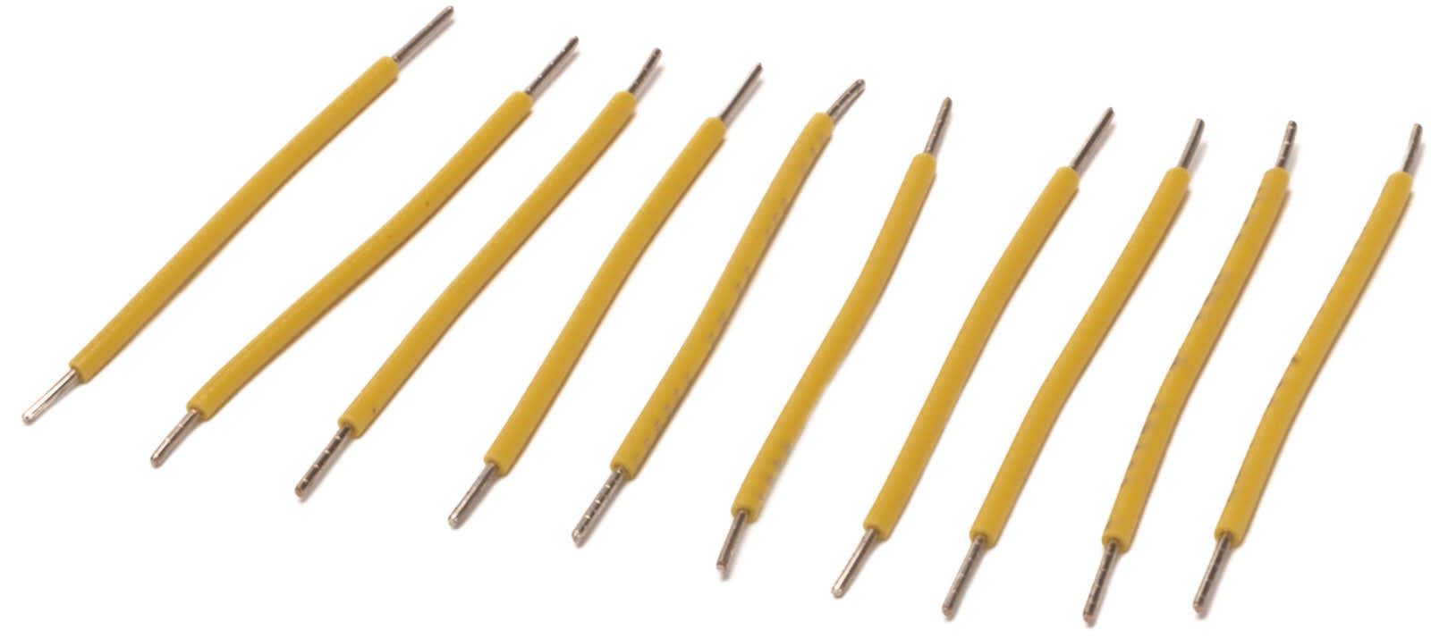 Cable pelado precortado 2 - Amarillo