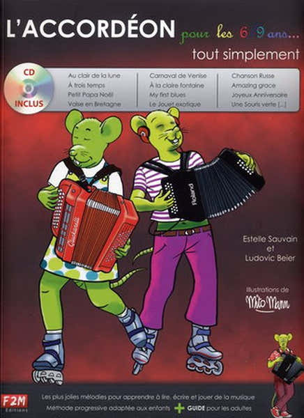 F2M Editions Sauvain E. & Beier L. - L'accordeon Pour Les 6/9 Ans Tout Simplement