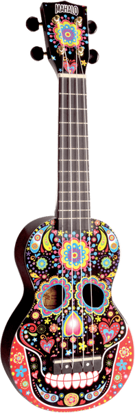 Mahalo Ukuleles Soprano Art Soprano Mexican Crane