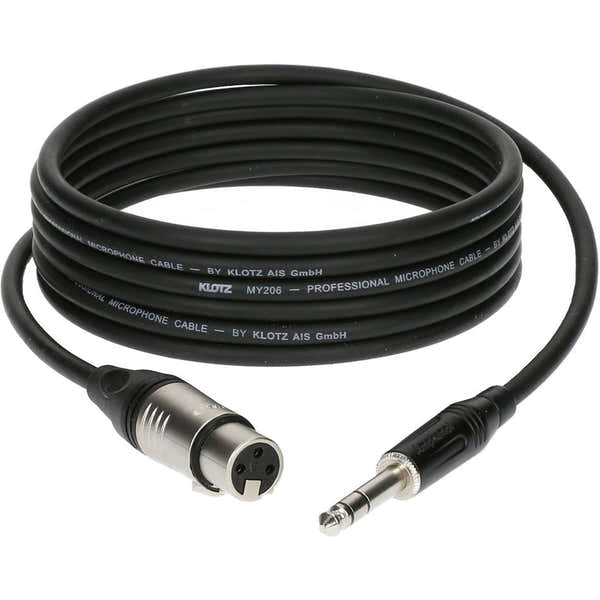 Klotz M1FS1K0500 - XLR F / JACK STEREO - 5 M