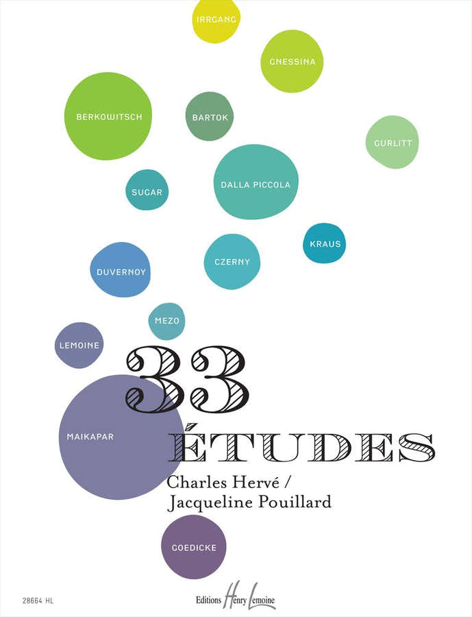 Herve C. / Pouillard J. - 33 Etudes - Piano