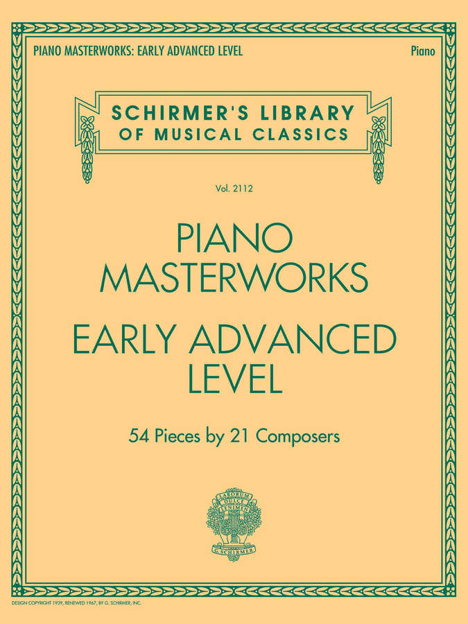 Piano Masterworks - Early Advanced Level
