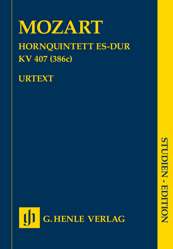 Mozart W.a. - Hornquintett ES-dur KV 407 (386C) - Score