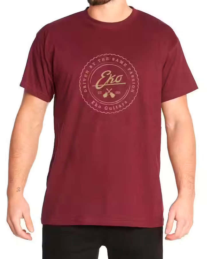 T-Shirt Logo Eko - Burgundy (S)