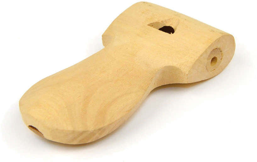 AP01 - SILBATO DE MADERA APITO BICO DE PATO