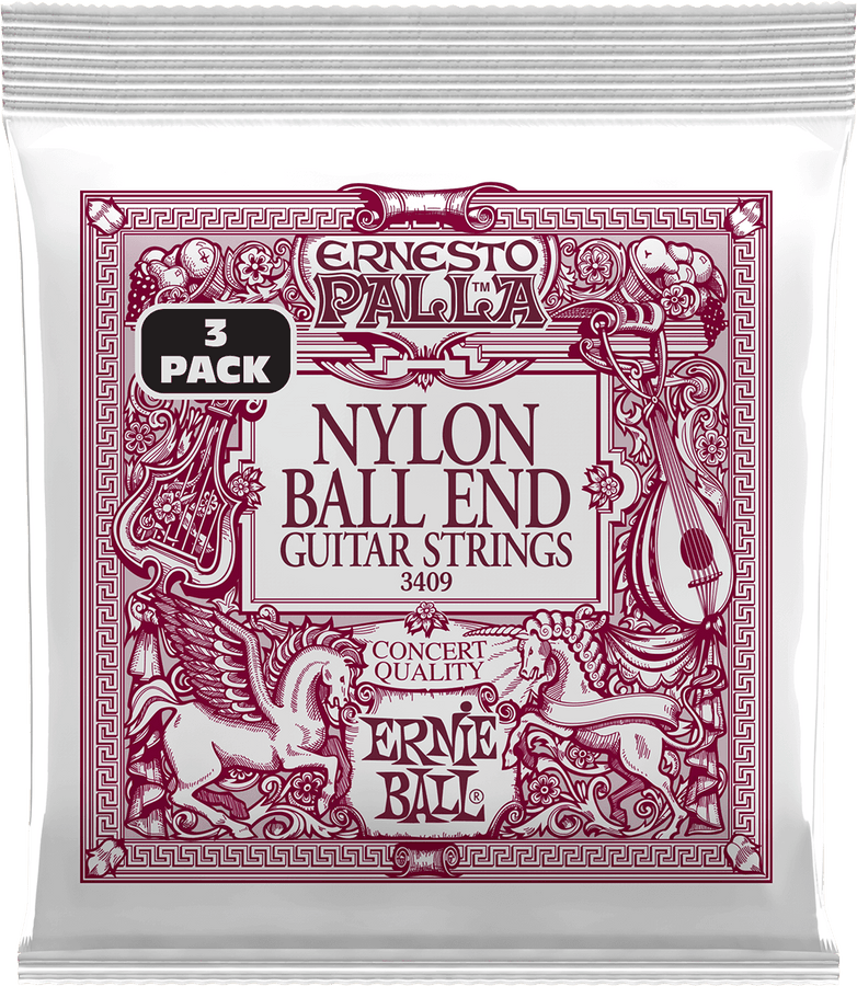 CORDES CLASSIQUE ERNESTO PALLA NYLON NOIR/DORÉ À BOULE - PACK DE 3