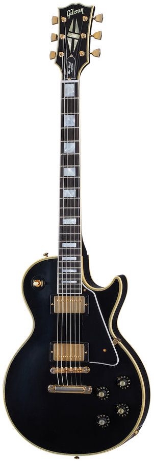 Les Paul Custom 1968 Reedición Ébano ultraligero envejecido CSHR