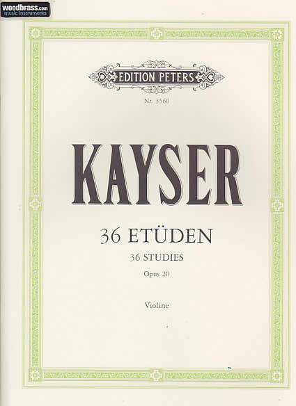 Kayser - Estudios Op.20 para Violín