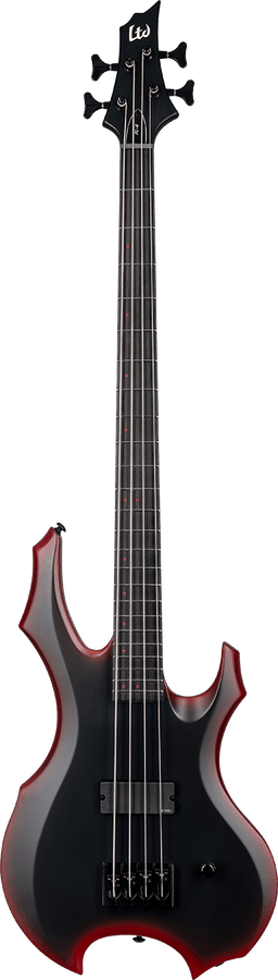 Fl-4 Fred Leclercq Negro Rojo Burst Satén