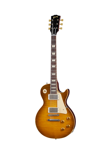 Les Paul Standard 1959 reedición muy envejecido Golden Poppy Burst CSHR