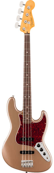 American Professional Classic Jazz Bass RW Firemist Gold desvaído