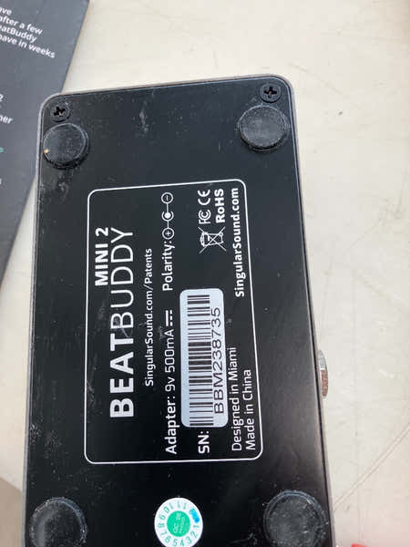 Singular Sound Beatbuddy Mini Caja de ritmos V2 - Stock B