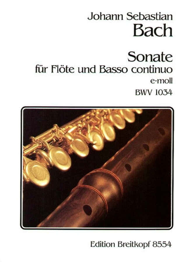 BACH J.S. - SONATE E-MOLL BWV 1034