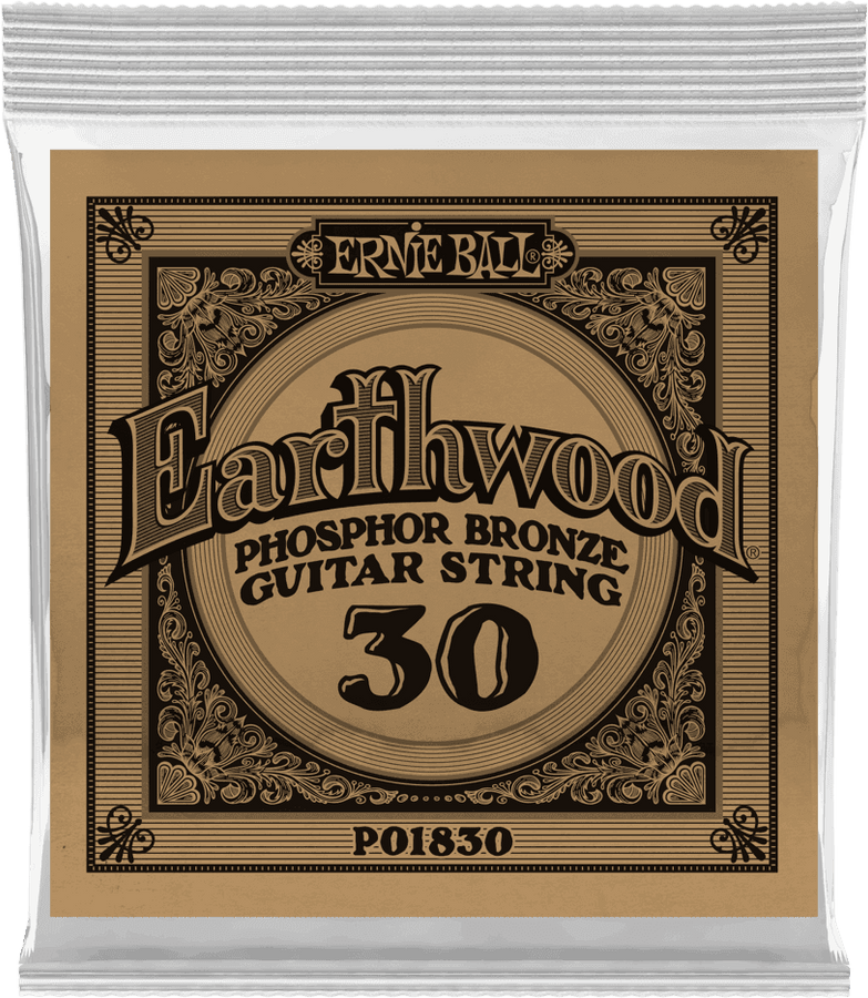 .030 EARTHWOOD PHOSPHOR BRONZE ACOUSTIC GUITAR STRINGS