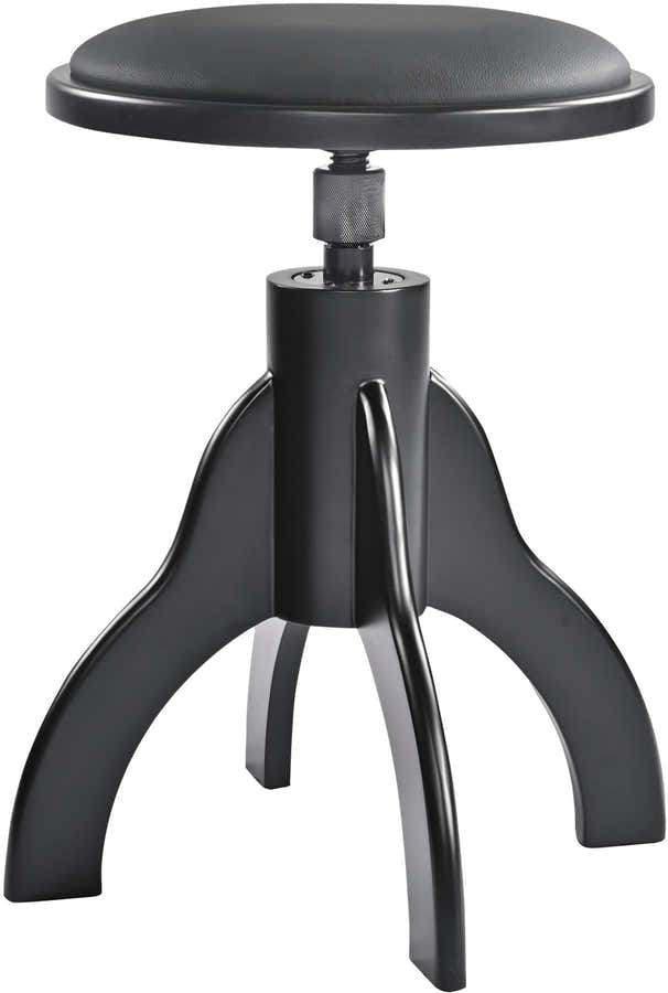 Taburete de piano 13850 Negro mate