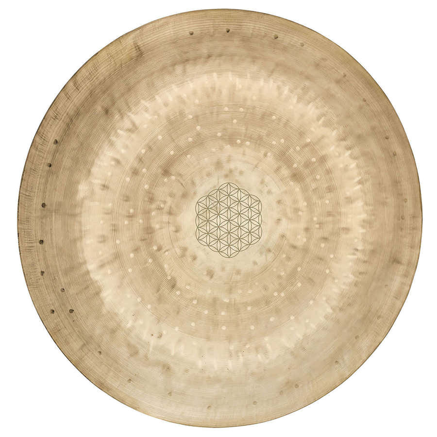 12" Wind Gong Flower of Life
