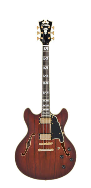 Deluxe DC Satinado Marrón Burst