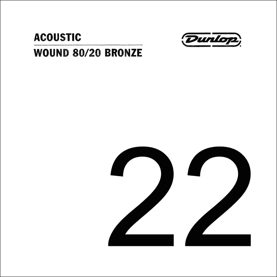 ACOUSTIC STRING 80/20 BRONZE .022 THREADED