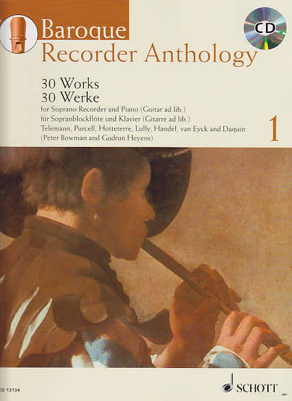 BOWMAN P./ HEYENS G. - BAROQUE RECORDER ANTHOLOGY VOL.1