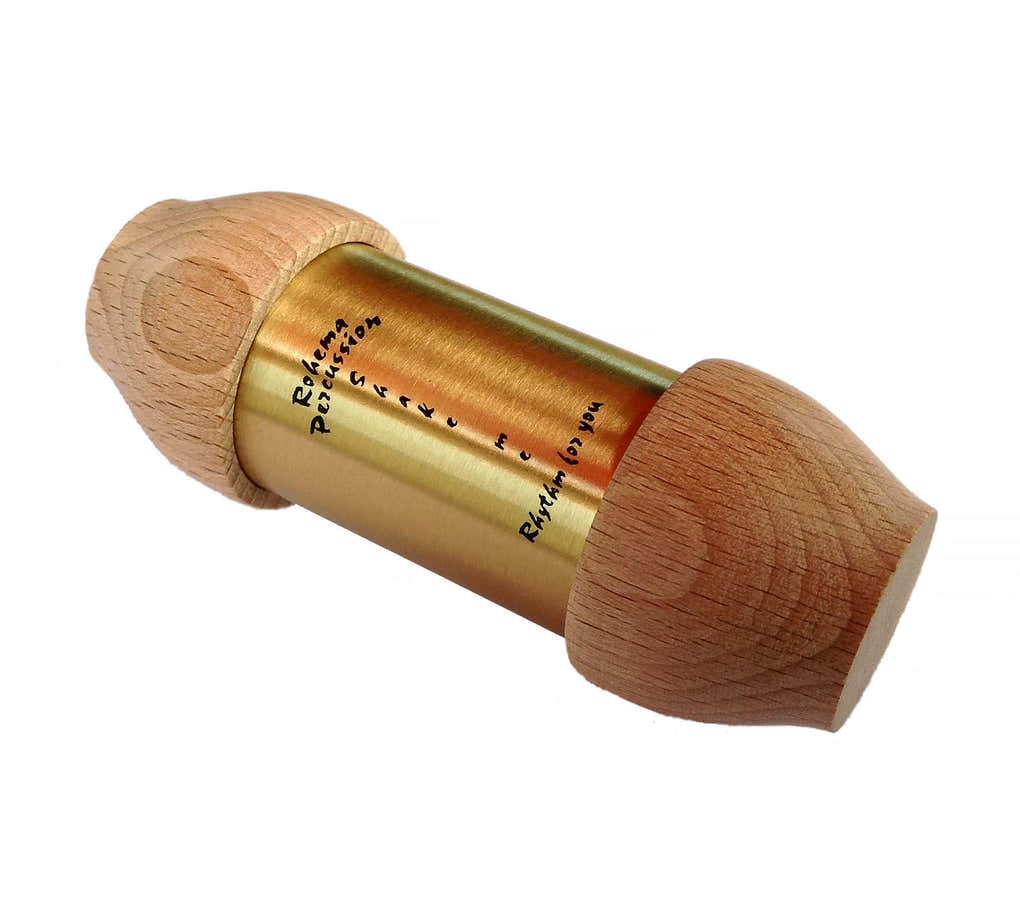 "SHAKE ME" BRASS SHAKER HIGH PITCH