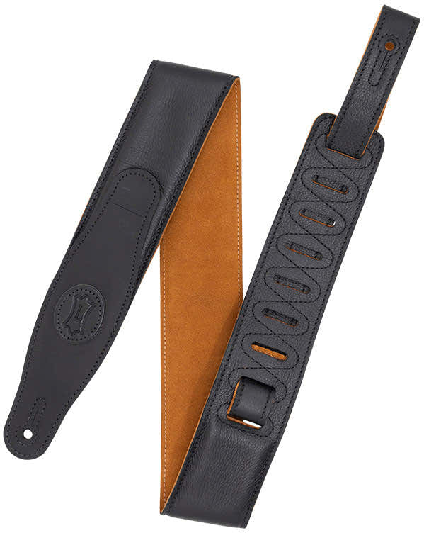 Cuero Acolchado 6,35cm - Black-Honey