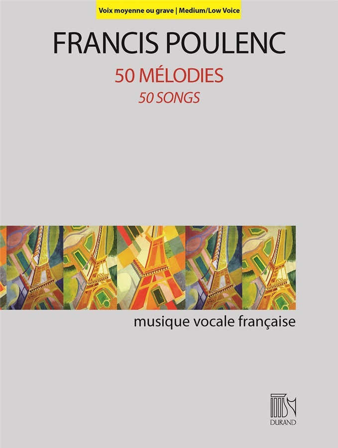 Poulenc F. - 50 Melodies - Voix Moyenne et Grave