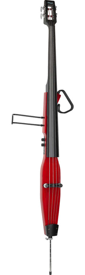 EDB-3/4 TR 3/4 Contrabajo eléctrico Edb TR Rojo transparente Con funda