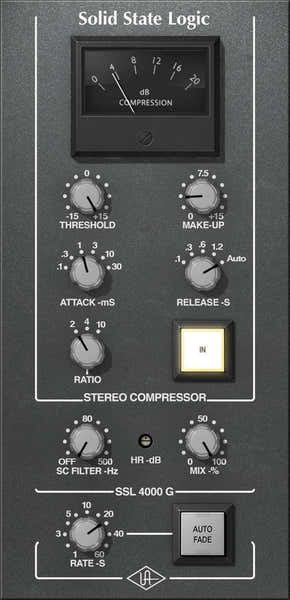 UAD SSL 4000 G Compresor de bus