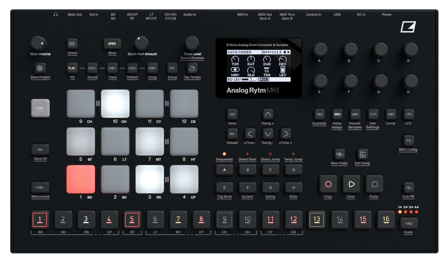 Analog Rytm MK2 Negro