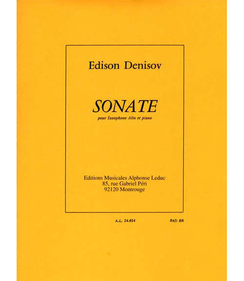 Denisov Edison - Sonate - Saxophone Alto & Piano