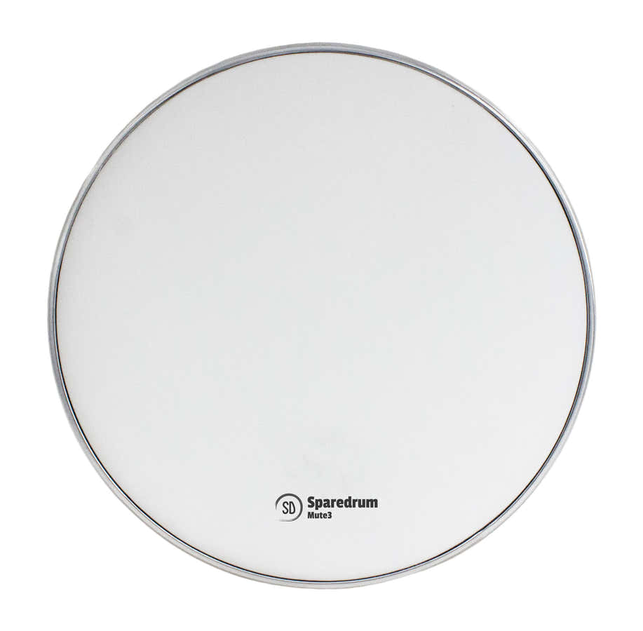 M2W08 - 8" MESH HEAD MUTE 2-PLY - SILENT - WHITE