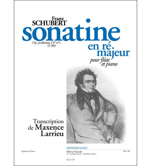 Sonatine In D For Flute And Piano D384