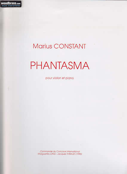 Constant - Phantasma - Violon et Piano