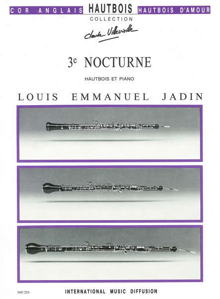 Jadin - 3° Nocturne - Hautbois & Piano