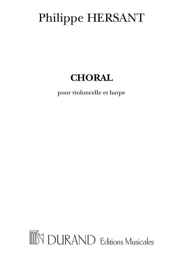 Hersant P. - Choral - Cello