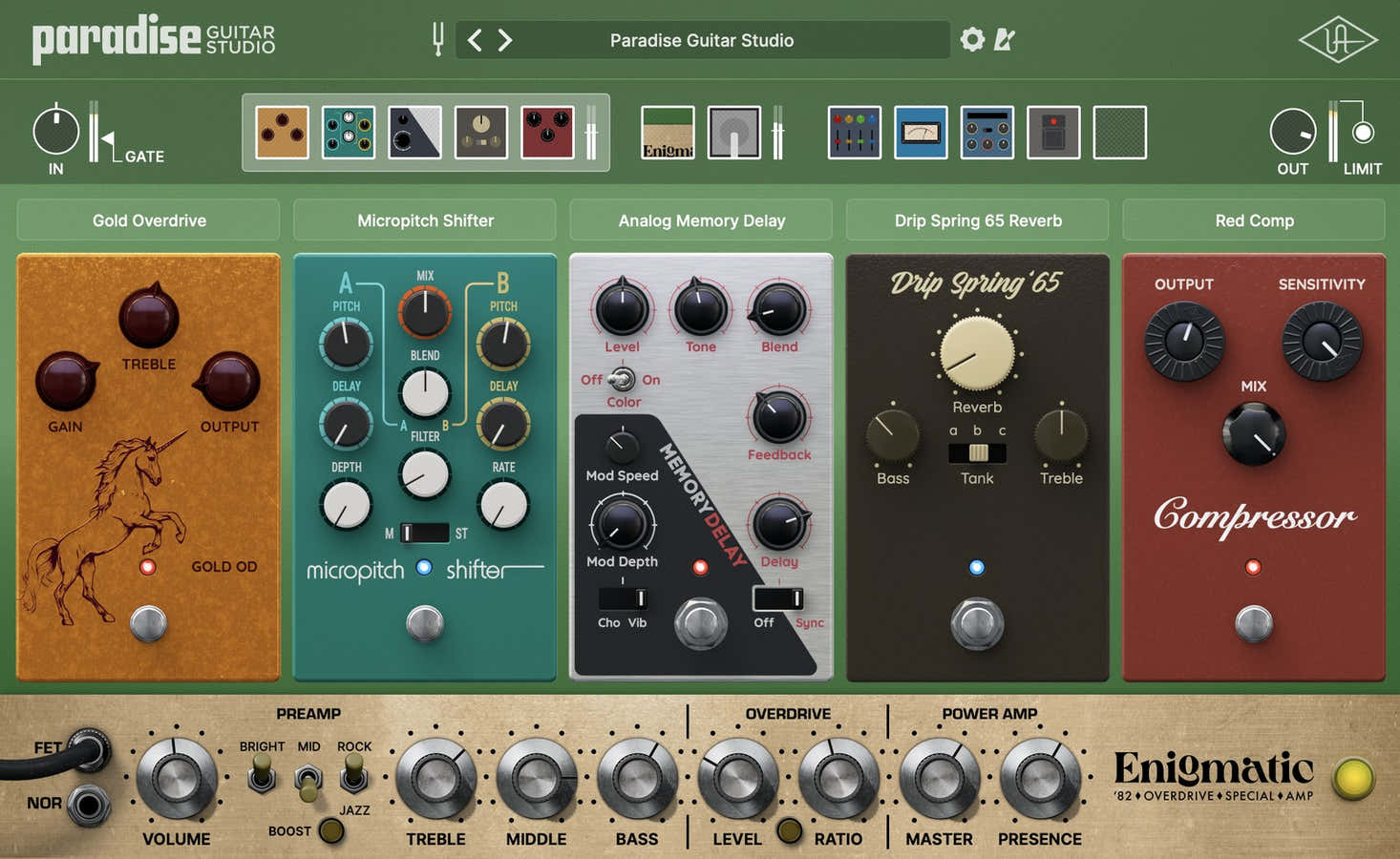 UAD Paradise Estudio de guitarra