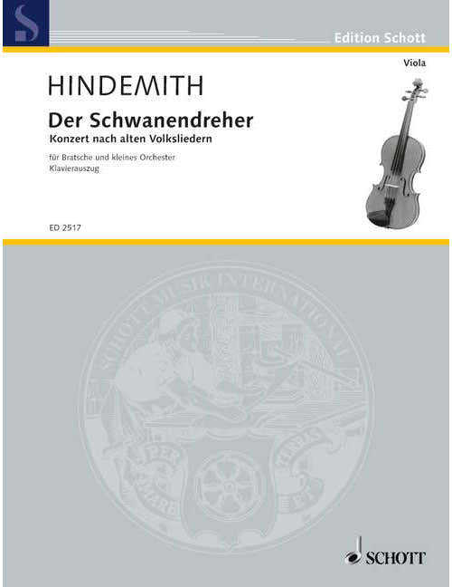 Hindemith - Der Schwanendreher - Alto et Small Orchestre