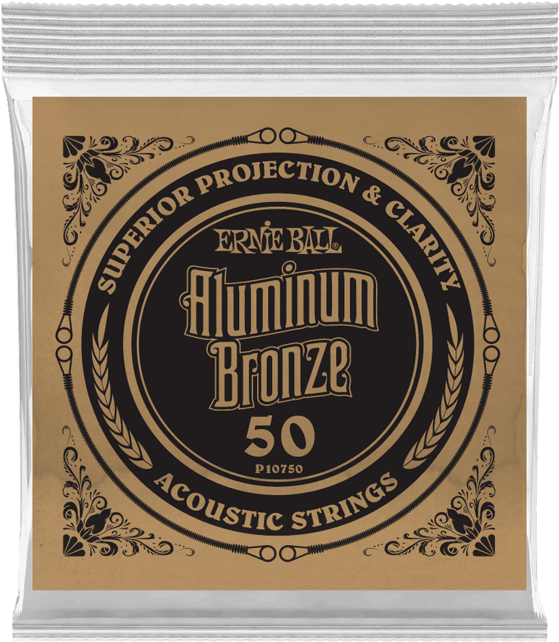 .050 ALUMINUM BRONZE WOUND ACOUSTIC GUITAR STRINGS