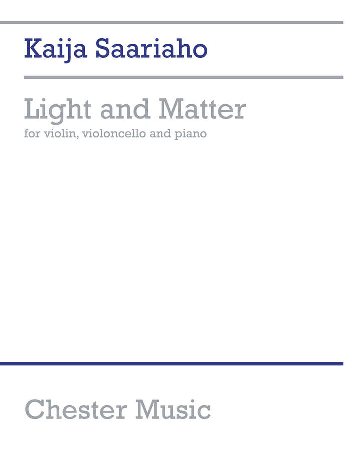 Saariaho K. - Light And Matter - Conducteur et Parties