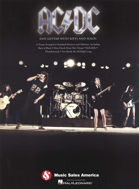 Ac/dc Easy Guitar With Riffs And Solos - Guitar