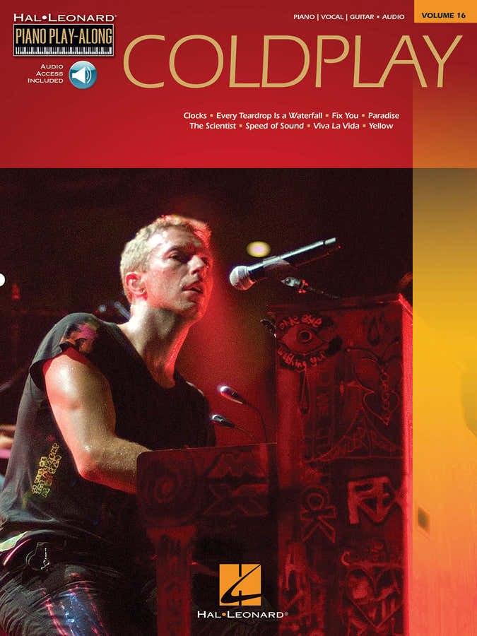 PIANO PLAY ALONG VOLUME 16 COLDPLAY + AUDIO EN LIGNE - PVG