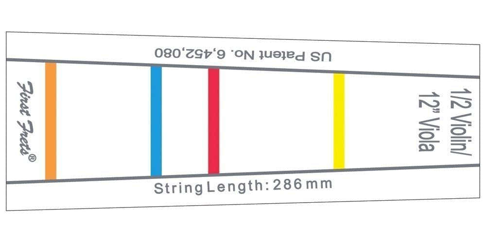 Marcas Para Diapasón First Fret 33 MM Para Violín 3/4 Y Viola 33 CM (13")