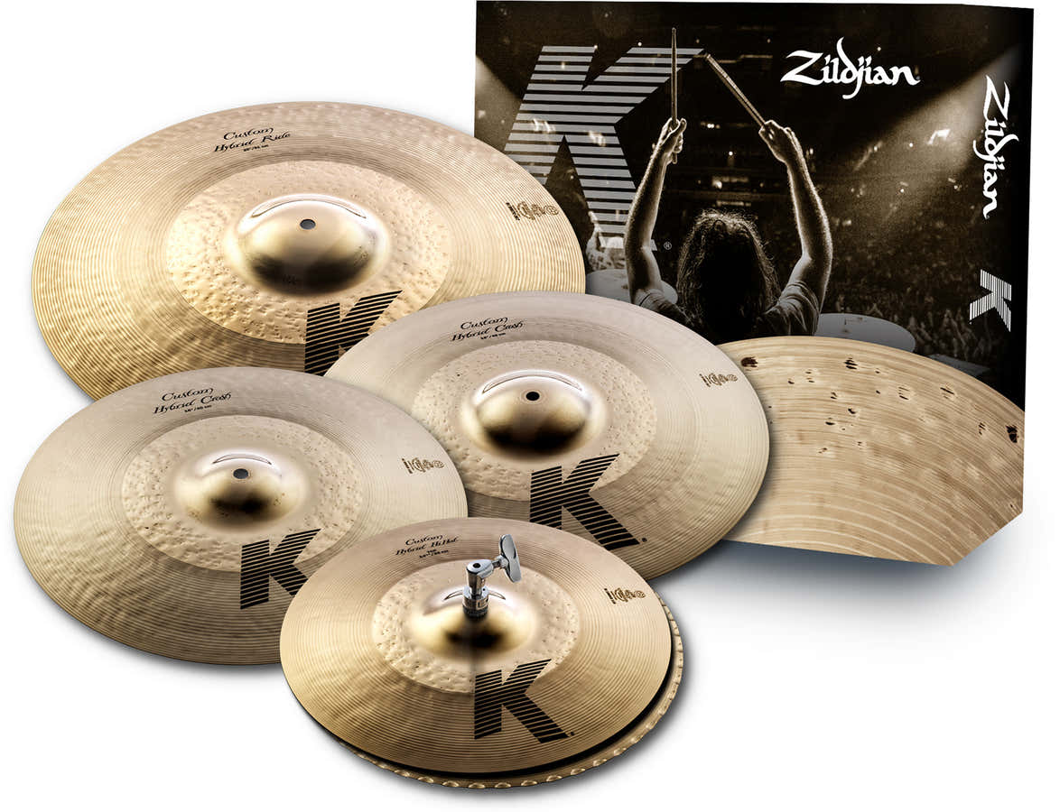 K CUSTOM HYBRID SET + CRASH 18" OFRECIDA