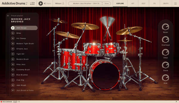 XLN Audio Addictive Drums 2 Modern Jazz Escobillas ADpak
