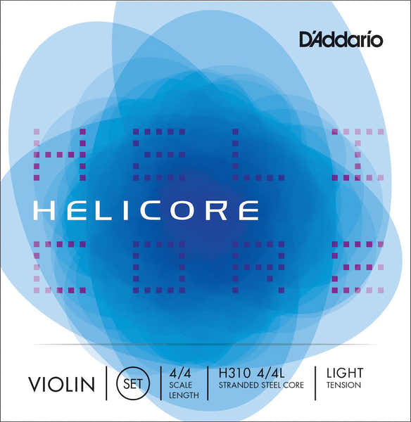 D'ADDARIO HELICORE VIOLIN STRING SET HELICORE NECK 4/4 TENSION LIGHT