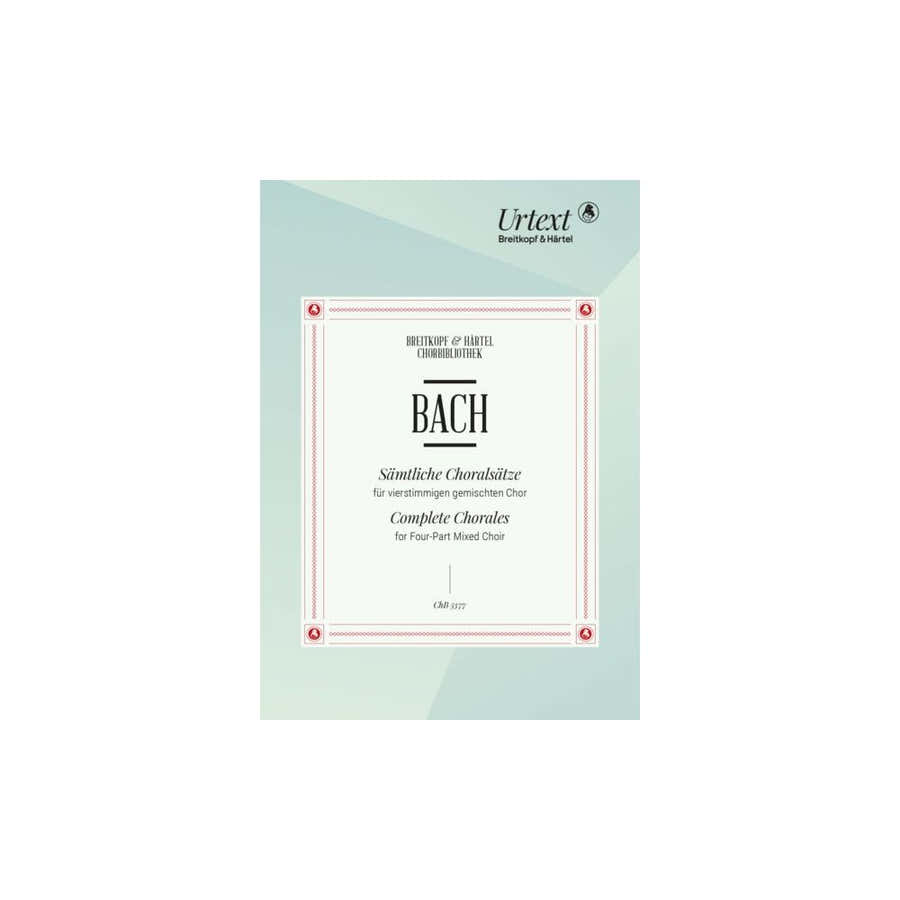J.S. - 389 Choralgesange Complete Chorales - Choeur Piano