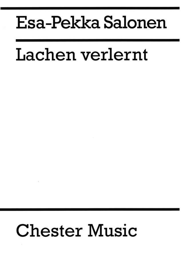 Salonen ESA-pekka - Lachen Verlernt - Violon
