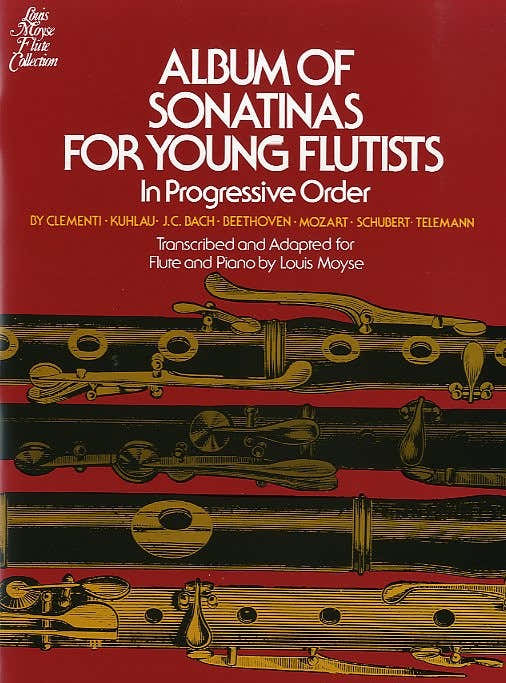MOYSE L. - ALBUM OF SONATINAS FOR YOUNG FLUTISTS