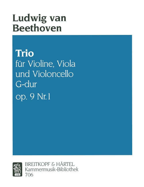 Beethoven - Streichtrio G-Dur Op. 9/1 - Violon Alto Et Violoncelle
