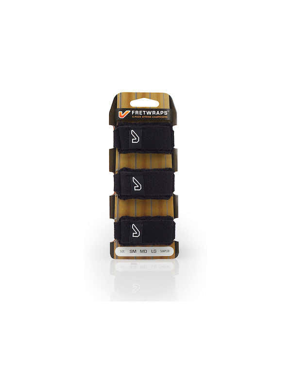 FretWraps paquete de 3 Negro - Pequeño